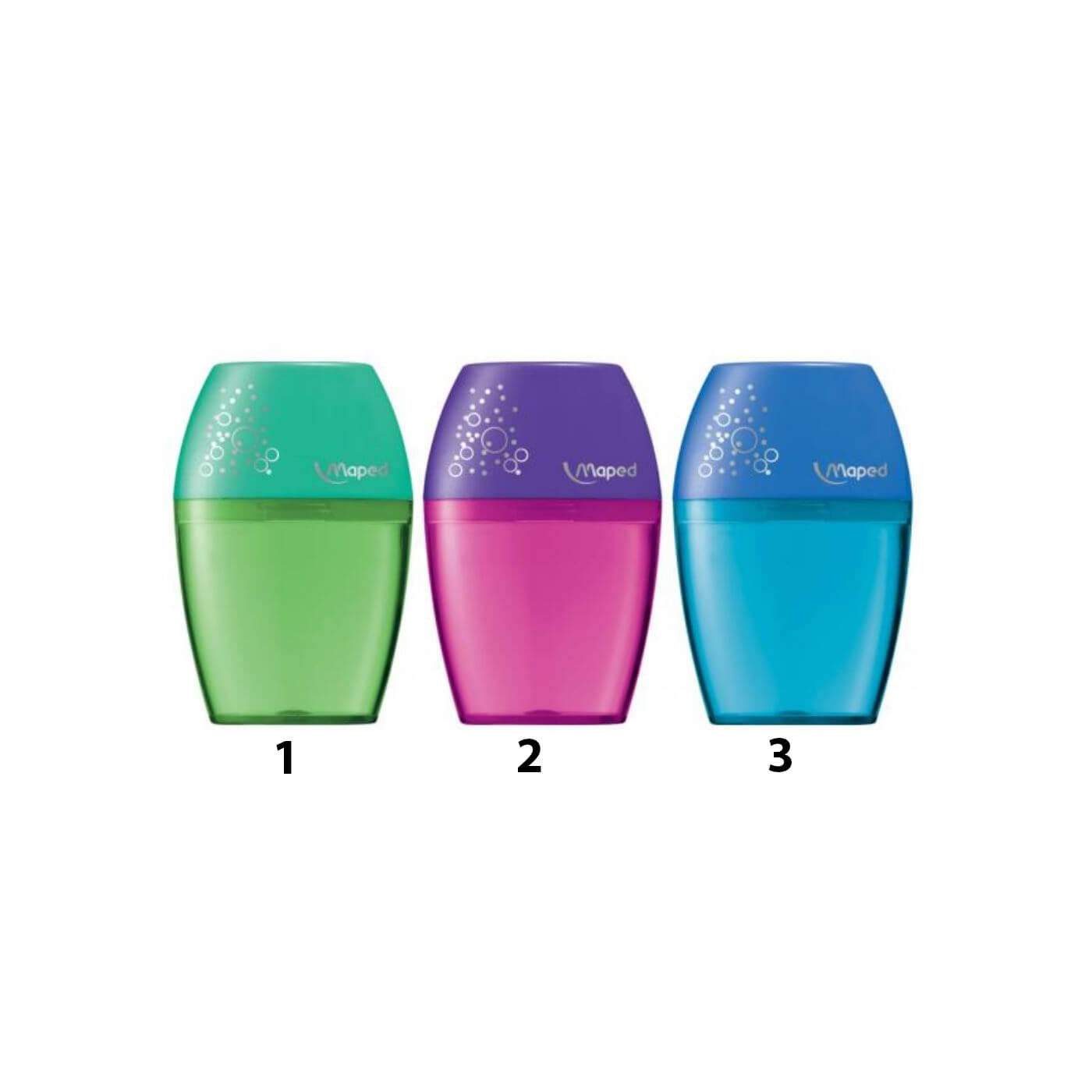 Maped 1 Hole Sharpener Assorted Colour